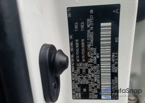 2015 Toyota Highlander Xle z USA, uszkodzony, nr VIN 5TDJKRFH3FS201154